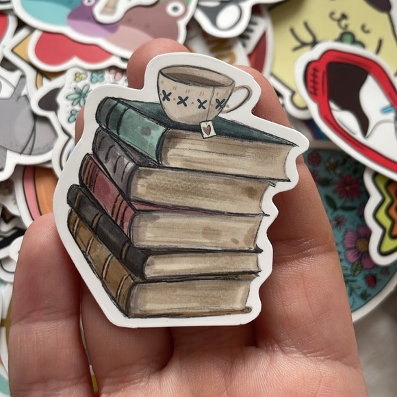 Bundle of 80+ Girly Colorful Paper Stickers - Picture 4 of 5